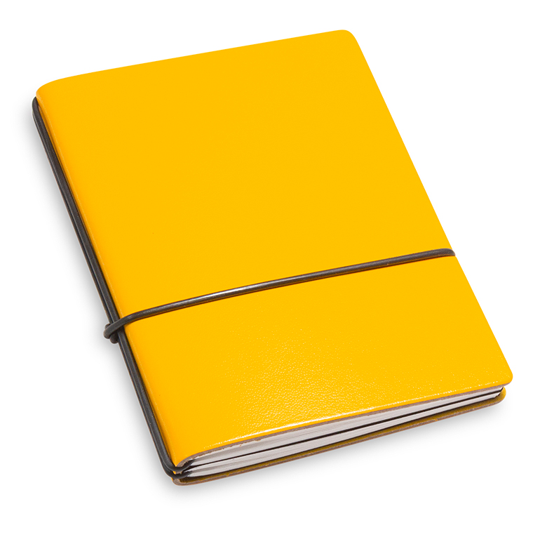 A7 2er Lefa notebook yellow, 2 inlays (L240)