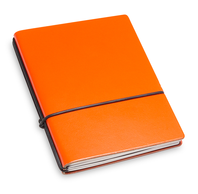 A7 2er Lefa notebook orange, 2 inlays (L250)