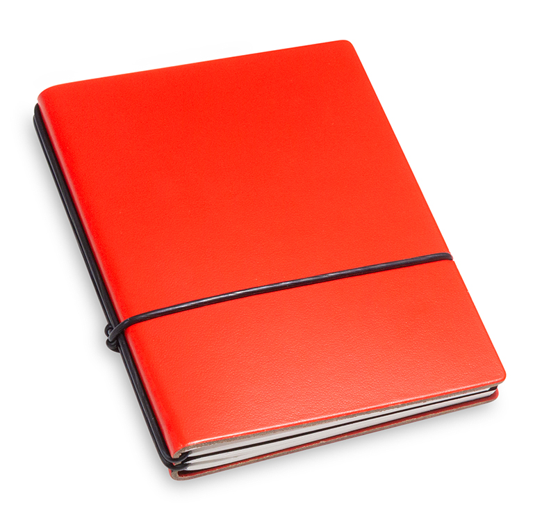 A7 2er Lefa notebook red, 2 inlays (L160)