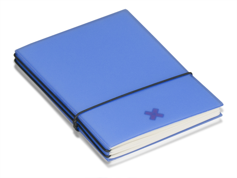 A7 2er HardSkin agenda avec semainier classic 2024, bleu clair