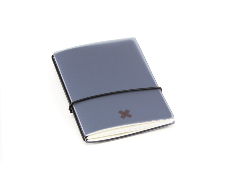 A7 2er HardSkin notebook ash grey, 2 inlays