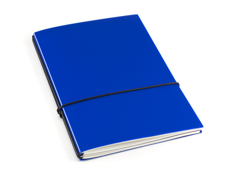 A5 2er HardSkin notebook royal blue, 2 inlays