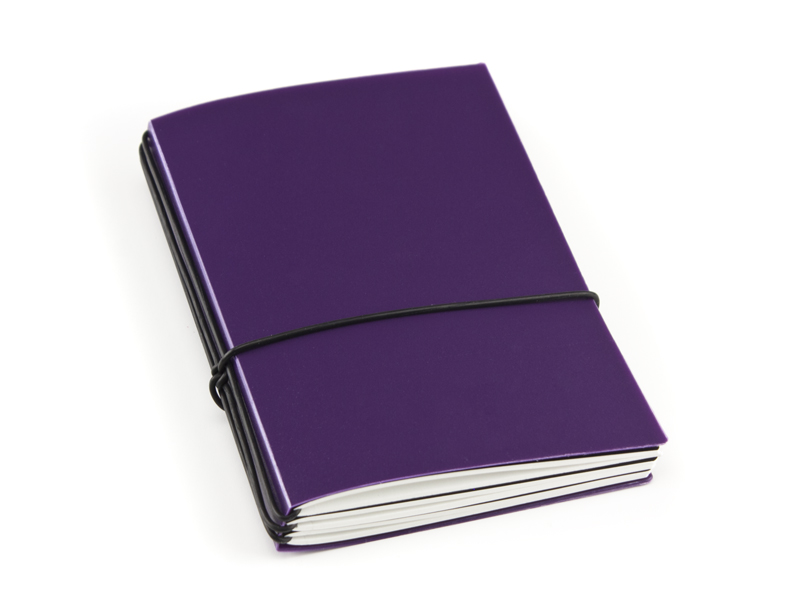 A6 3er HardSkin violet, 3 carnets de notes