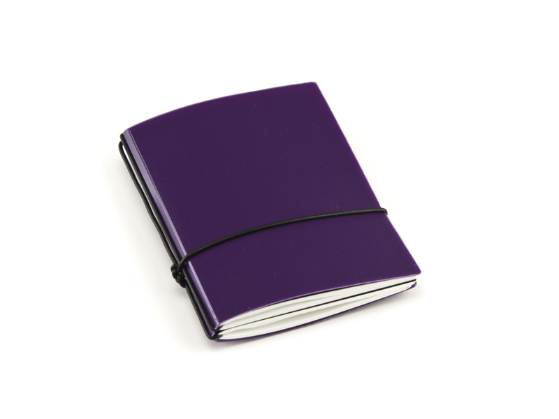 A7 2er HardSkin notebook purple, 2 inlays