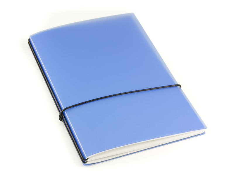 A5 2er HardSkin notebook ocean blue, 2 inlays