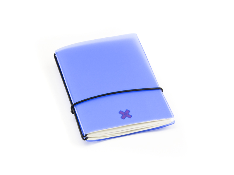 A7 2er HardSkin notebook ocean blue, 2 inlays