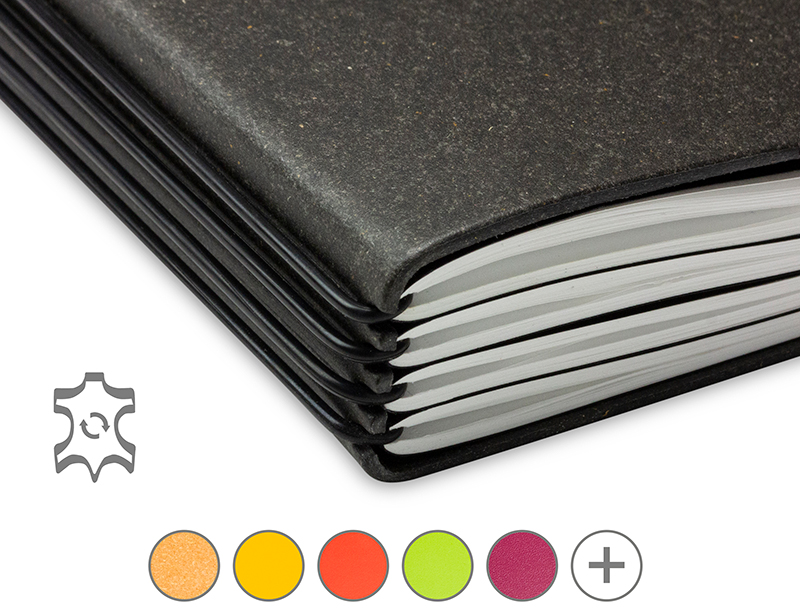 A5 Cover bonded leather for 1 to 4 inserts
