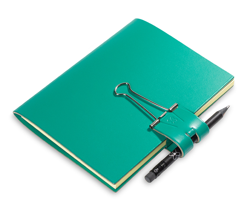A6 Mind-Papers Bonded Leather, turquoise green