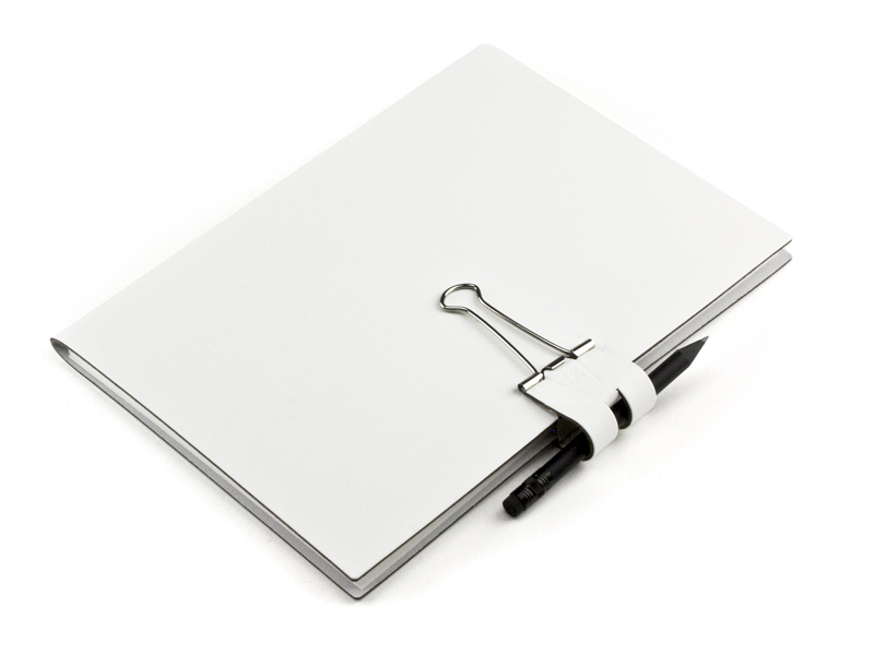 A5 Mind-Papers Bonded Leather, white (L150)
