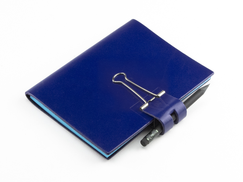 A6 Mind-Papers Bonded Leather, blue (L280)