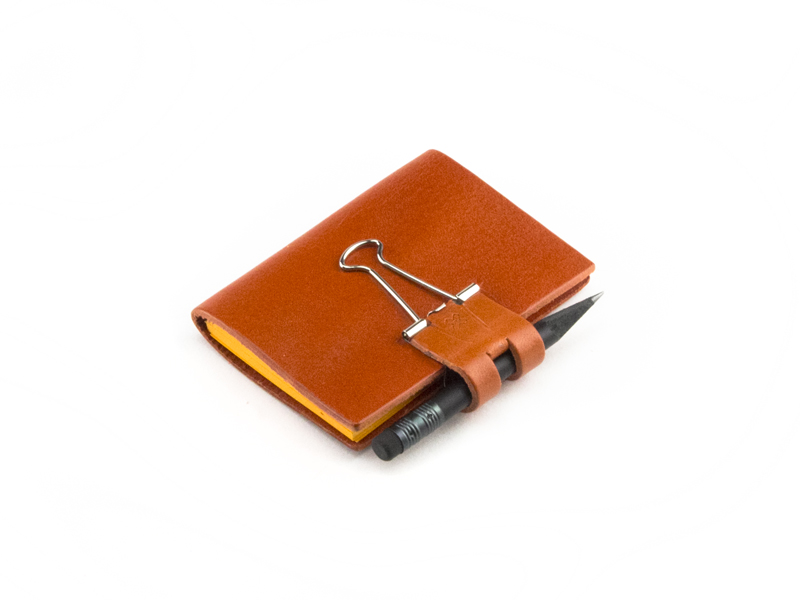A8 Mind-Papers smooth leather, terracotta (L100A)