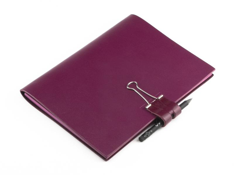 A5 Mind-Papers bonded leather, lila (L270)