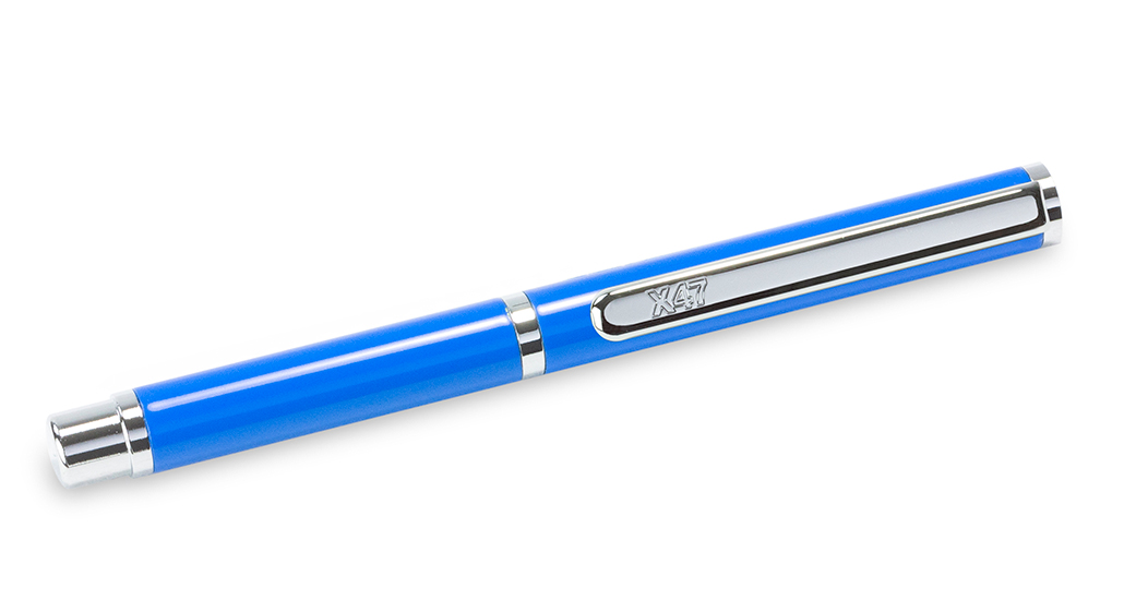 X47-Ball pen MINI, blue, 9 cm