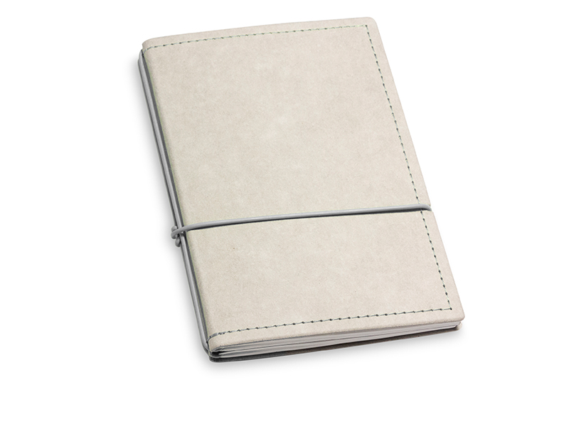 A6 3er notebook Texon stone / grey, 2 inlays  (L200)