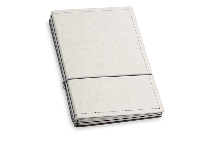 A6 3er notebook Texon stone / grey, 3 inlays  (L200)