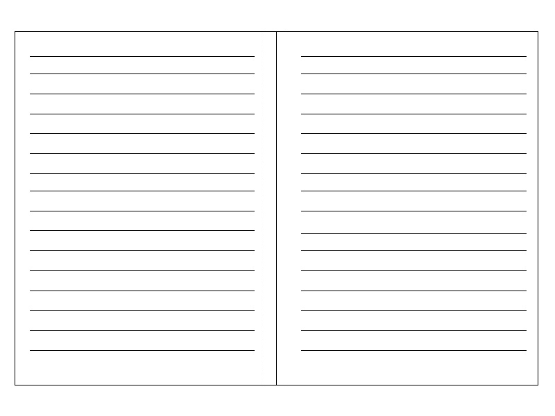 A7 Notebooklet - ruled - pack of two